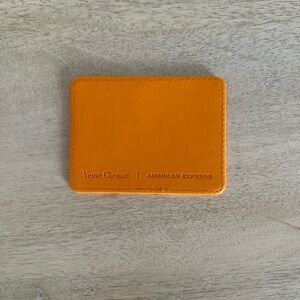 Bright Orange Card Holder